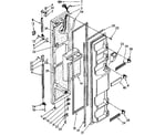 Kenmore 1068562830 freezer door parts diagram