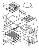 Refrigerator interior parts