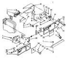 Kenmore 1068562830 air flow and control parts diagram