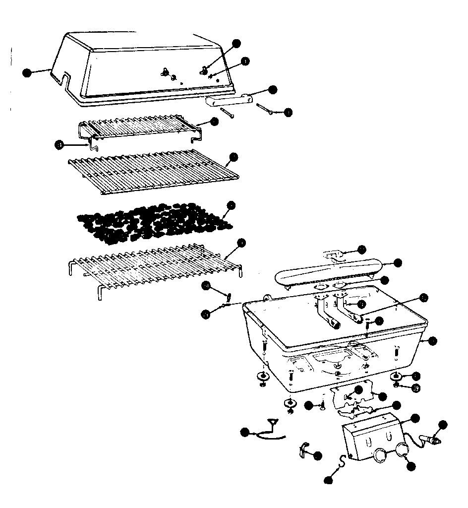 Grill & burner section