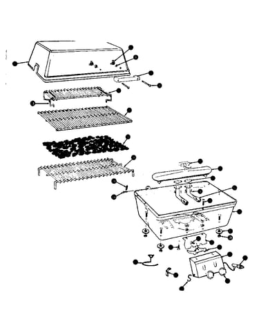 Grill & burner section