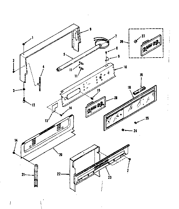Illustration for backguard section