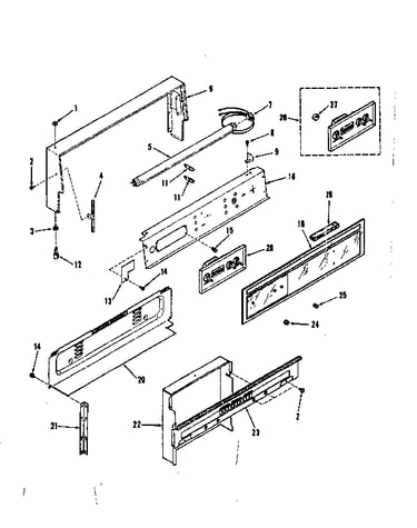 Illustration for backguard section