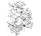 Kenmore 9117898511 illustration for broiler & oven burner section diagram