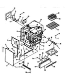 Illustration for oven body section