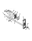 Illustration and parts list for control panel section