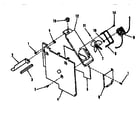 Kenmore 9117898511 illustration and parts list for blower section diagram