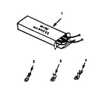 Kenmore 9119318610 wire harnesses and components diagram