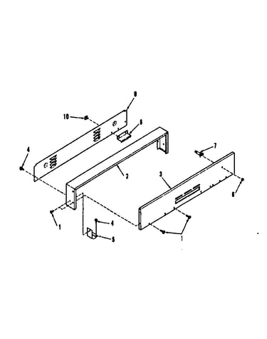 Backguard section