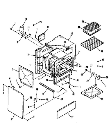 Oven body section