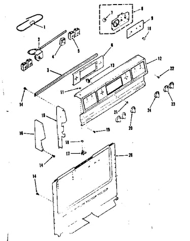 Backguard section
