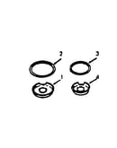 Optional porcelain pan and chrome ring kit no. 8067121