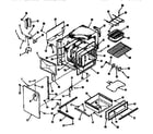 Kenmore 9119808513 lower body section diagram