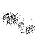 Oven door section