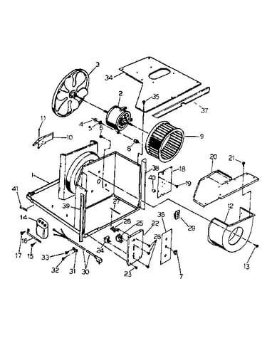 Electrical system and air handling parts