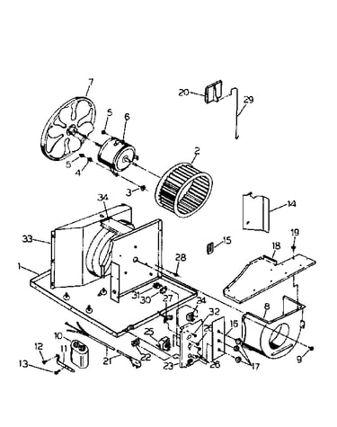 Electrical system and air handling parts