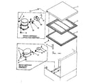 Kenmore 1988160586 door and unit parts diagram