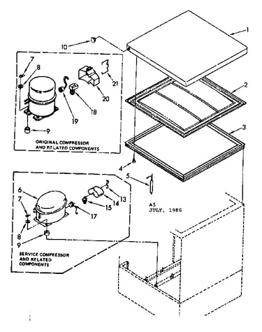 Door and unit parts