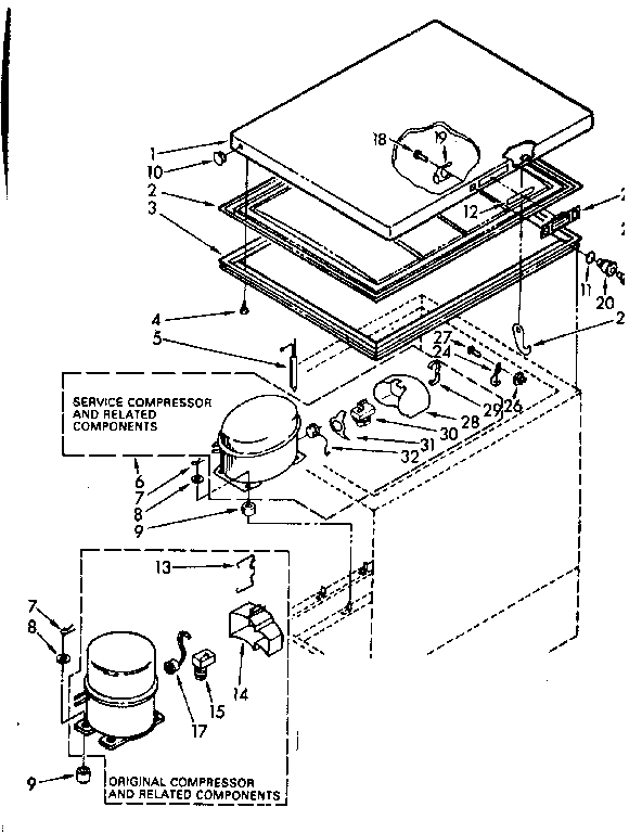 Door and unit parts