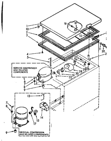 Door and unit parts