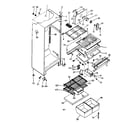 Kenmore 2538651712 cabinet parts diagram