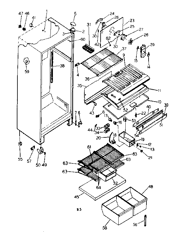 Cabinet parts