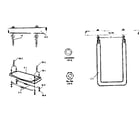 Sears 512720660 swing and trapeze assembly diagram