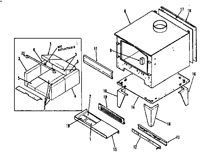 Model ps25a solid-fuel-fired heater