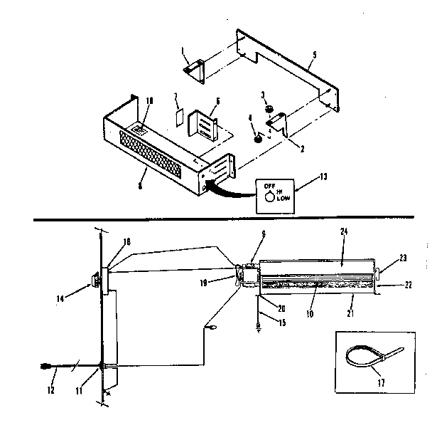 Model bk25a-1 blower kit