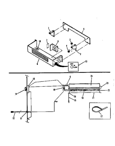 Model bk25a-1 blower kit