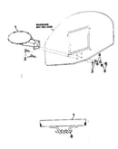 Combination basketball backboard/goal set