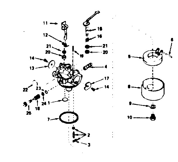 Carburetor no. 632283