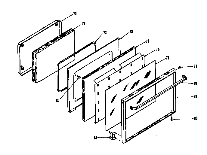 Oven door