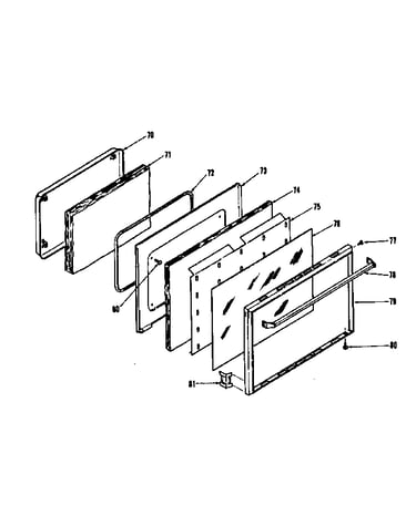 Oven door