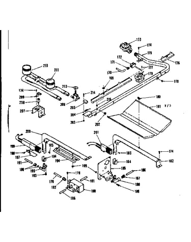 Oven and top burner parts