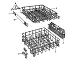Kenmore 587158303 rack assembly diagram