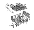 Kenmore 587736212 rack assembly diagram