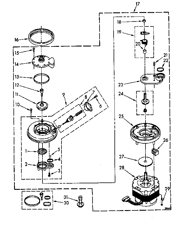 Pump and motor parts