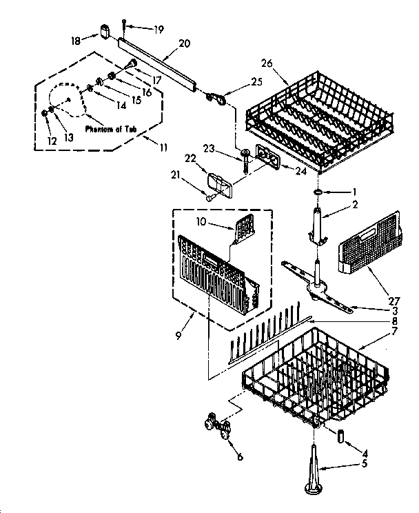 Dishrack parts