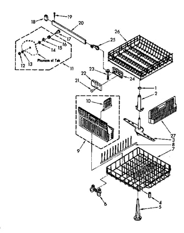 Dishrack parts