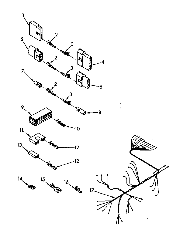 Wiring harness parts
