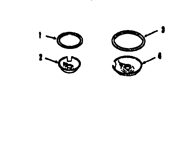 OPTIONAL PORCELAIN PAN AND CHROME RING KIT NO. 8068400