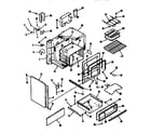 Kenmore 9114628691 body section diagram