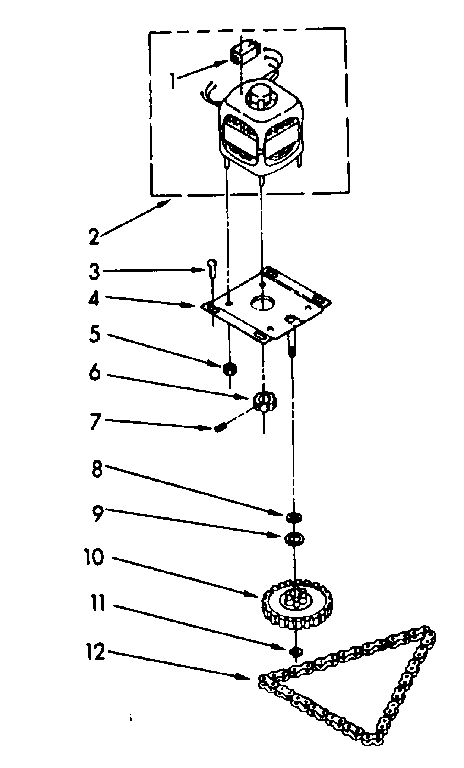 Motor and drive parts