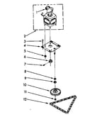 Motor and drive parts