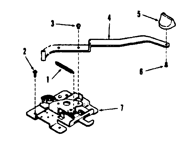 OVEN DOOR LOCK SECTION