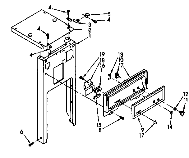 Panel and control parts