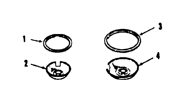 Optional porcelain pan and chrome ring