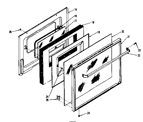 Oven door
