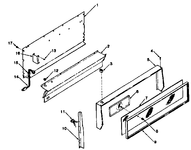 Backguard section model 119.7438610